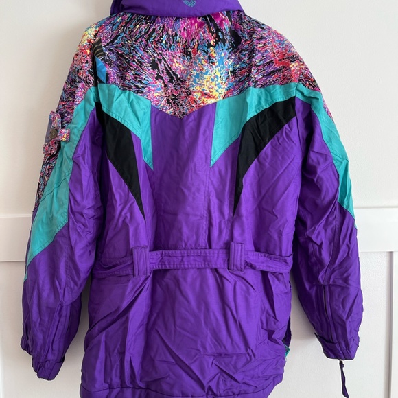 Vintage 80s Sun Ice Women's Ski Jacket Retro Winter Coat - Picture 4 of 7